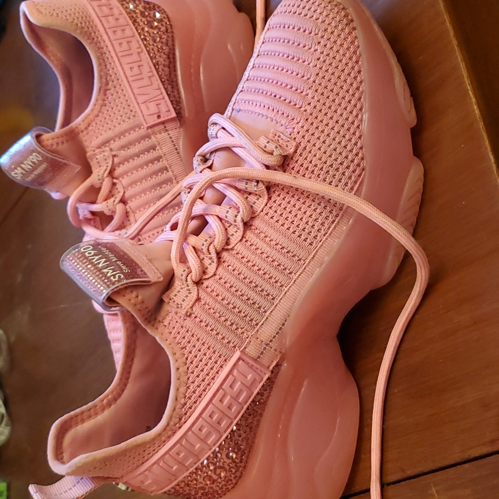 Steve Madden Maxima pink trainers